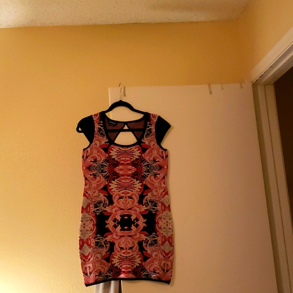 Bebe large mini dress